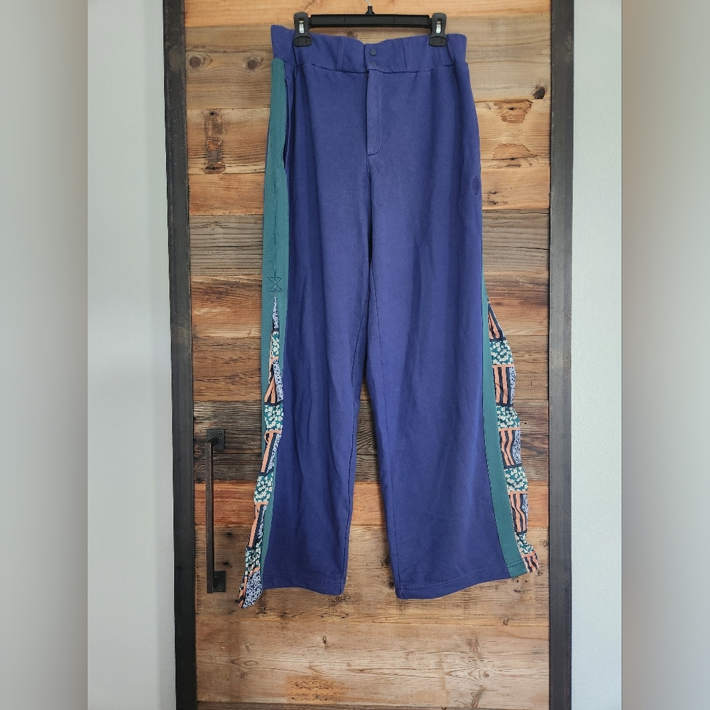 NWOT Women's Blue Fp Movement Kickoff Cotton Terry Pants Size Medium - Picture 5 of 9